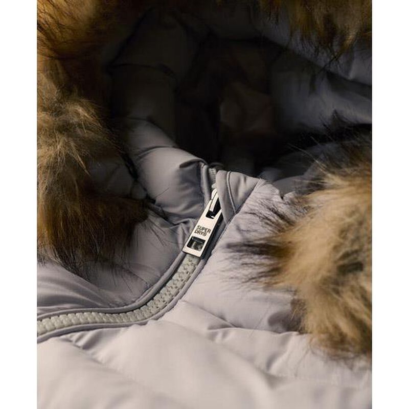 Superdry Fuji Faux Fur Hood Mid Length image number 2